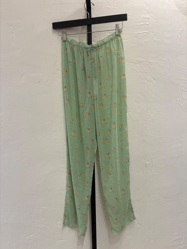WeWoreWhat Swim Sea Green Floral Sheer Pants sz S
