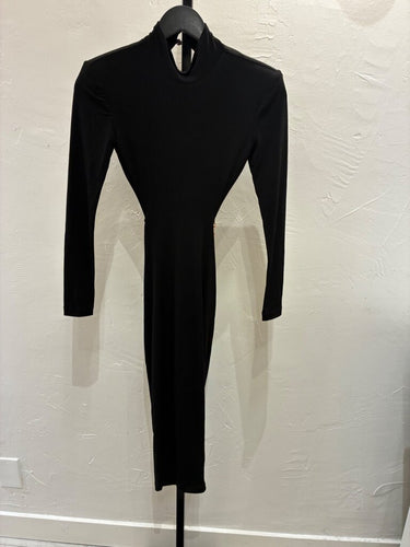 Nookie Backless Chain-Detail Midi Dress sz XS