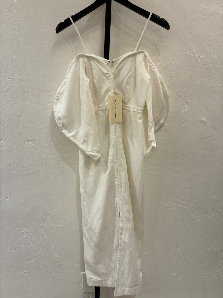Mara Hoffman Off-The-Shoulder Midi Dress sz 00
