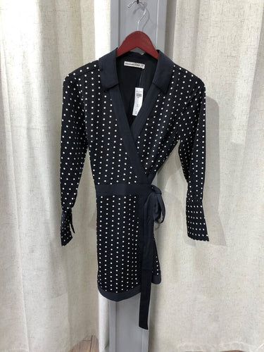 Abercrombie & Fitch Polka Dot Wrap Dress sz XSP