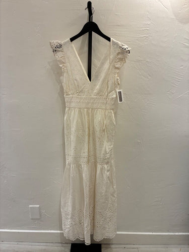 Intermix Exclusive Eyelet Maxi Dress sz 00