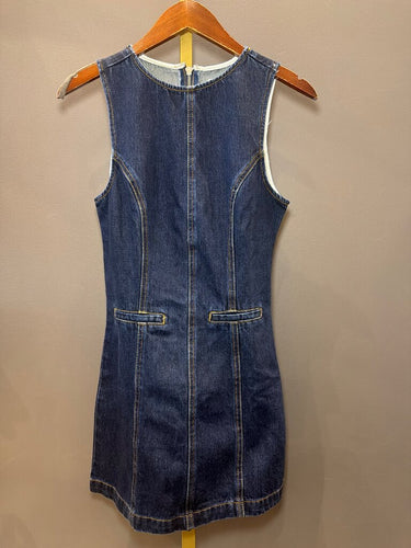 Showpo Olenna Fitted Denim Mini Dress sz 2