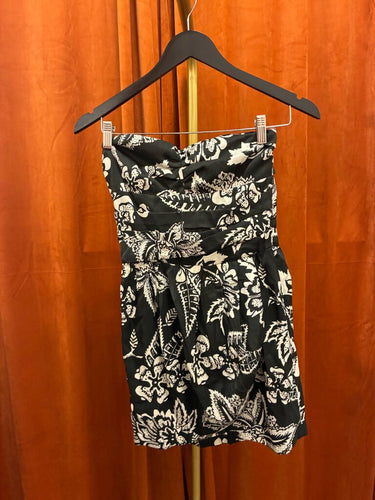 Isabel Marant Strapless Floral Mini Dress sz S