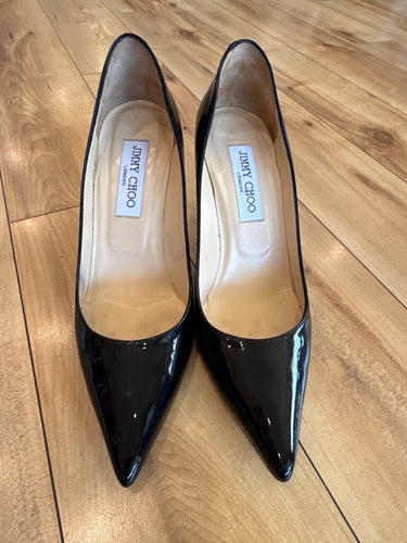 Jimmy Choo Agnes Patent Leather Pumps sz 37½