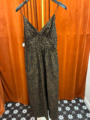 Club Monaco Floral Spaghetti Strap Maxi Dress sz 2