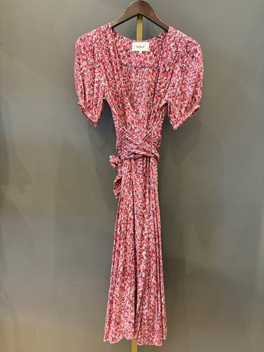 ba&sh Floral Midi Wrap Dress sz 1