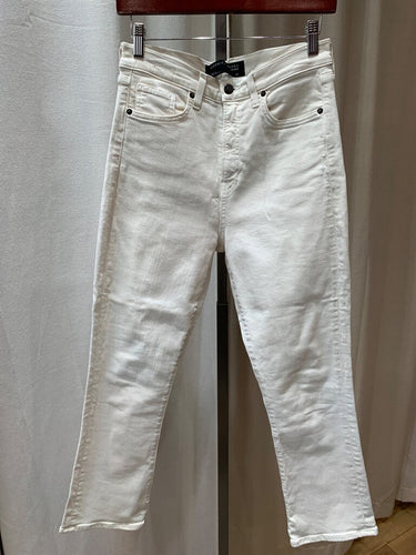 Veronica Beard White High-Rise Straight Leg Jeans sz 29/8