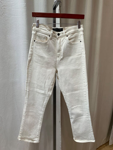 Veronica Beard Off-White Straight Leg Jeans sz 29/8