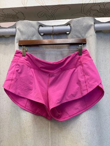 Lululemon Speed Up Athletic Shorts Pink Size 8 sz 8