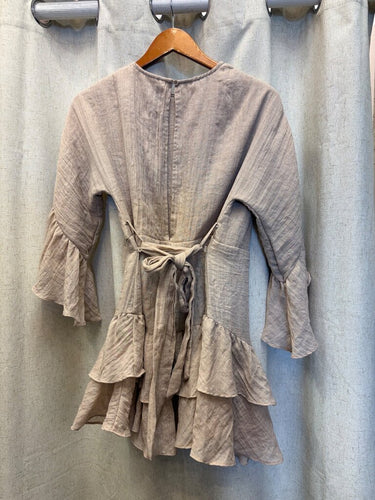 Princess Polly Huxley Bell Sleeve Mini Dress sz 4