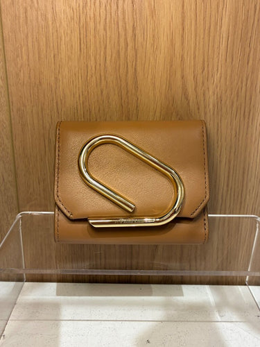 3.1 Phillip Lim Cognac Leather Alix Tri-Fold Wallet