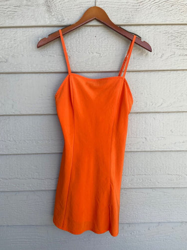 Urban Renewal Orange Spaghetti Strap Mini Dress sz S/P