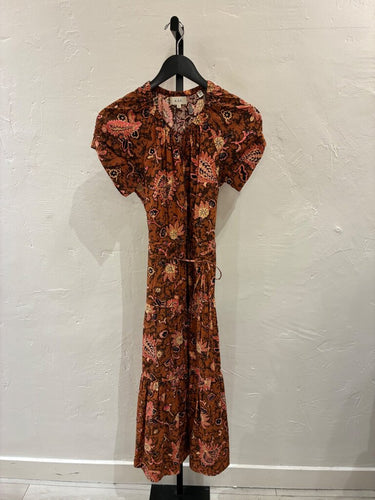 A.L.C. Paisley Tiered Maxi Dress sz 4