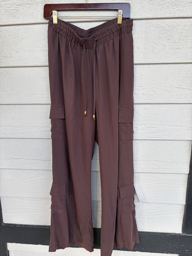 Veronica M Wide-Leg Cargo Pants sz XL