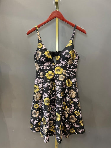 Hutch by Anthropologie Floral Jacquard Sweetheart Mini Dress sz 4