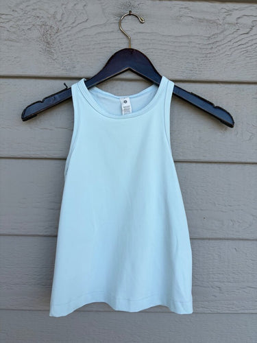 Lululemon Light Blue High-Neck Racerback Tank Top sz 4