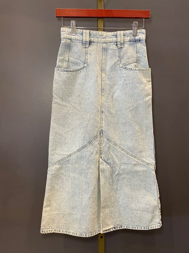 Isabel Marant Romano Denim Midi Skirt sz 36