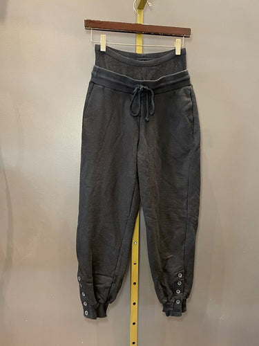 The Range Double Waistband Joggers in Black sz XS