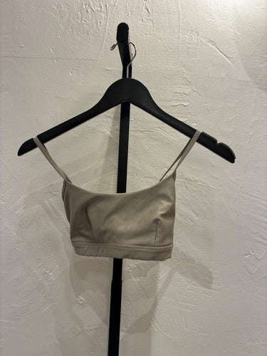 Alo Yoga Taupe Adjustable Strap Sports Bra sz S