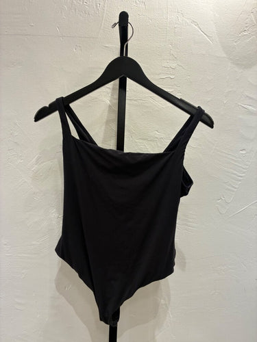 SKIMS Black Square Neck Bodysuit sz XL