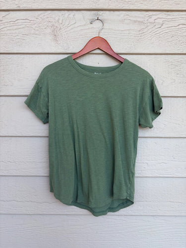 Madewell Green Short Sleeve Crewneck T-Shirt sz M