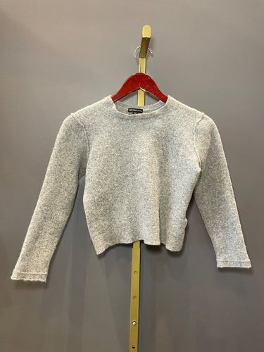 James Perse Grey Crewneck Pullover Sweater sz 1
