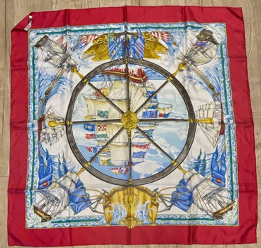 Hermès Vive le Vent Silk Scarf
