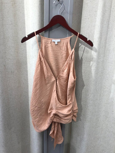 Joie Sleeveless Draped Wrap Top sz M