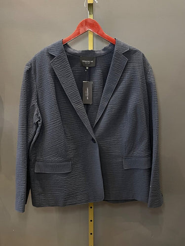 Lafayette 148 New York Textured Single-Button Blazer sz 20W