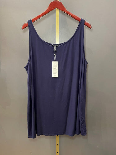 Eileen Fisher Woman Purple Sleeveless Tank Top sz 2X
