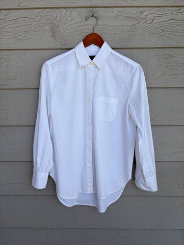 rag & bone White Long Sleeve Button-Down Shirt sz XS