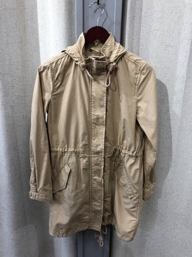 Levi's Tan Hooded Utility Jacket sz XS