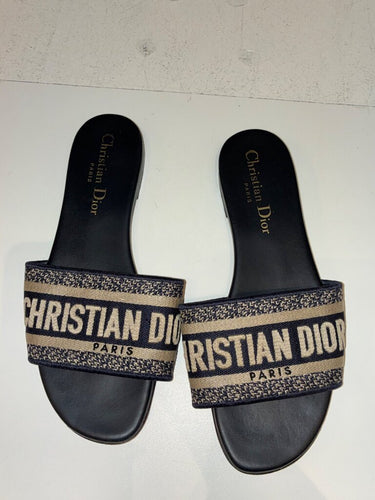 Christian Dior Dway Slide Sandals sz 35