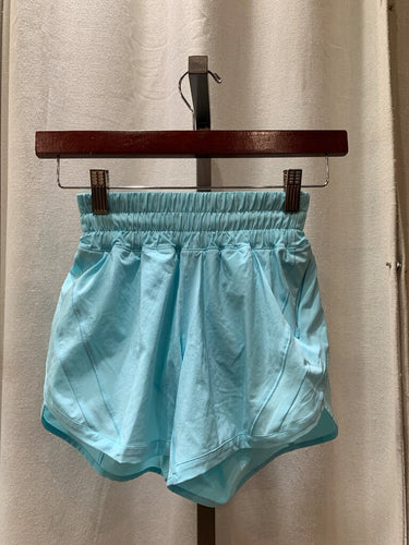 Lululemon Track That High-Rise Lined Short 3" sz 0
