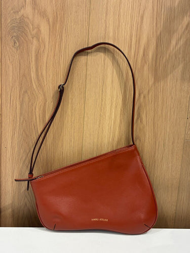 Manu Atelier Leather Pita Shoulder Bag
