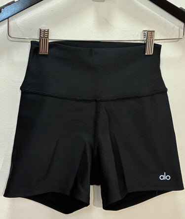 Alo Yoga Black High-Waist Athletic Shorts sz XS