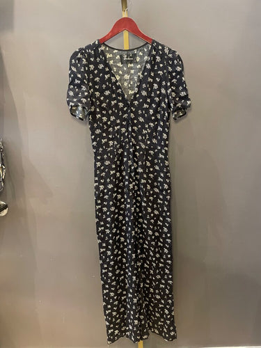 Reformation Floral Short-Sleeve Midi Dress sz 6
