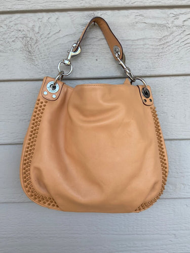 Rebecca Minkoff Tan Leather Studded Hobo Bag