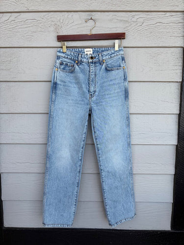 Khaite High-Rise Straight Leg Jeans sz 26