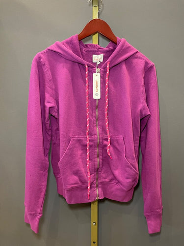Sundry Magenta Zip-Up Hoodie sz 1
