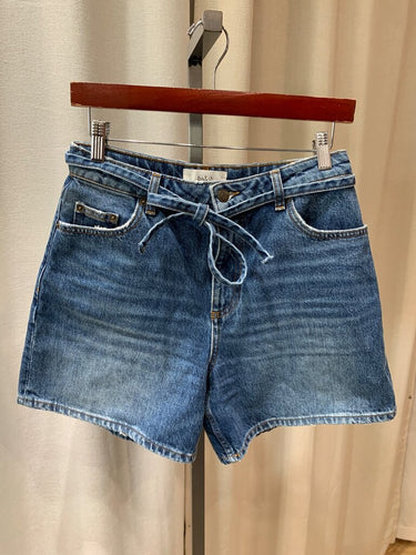 Ba&sh Belted Denim Shorts sz 36