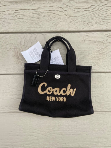 Coach Cargo Tote 26 in Black Canvas
