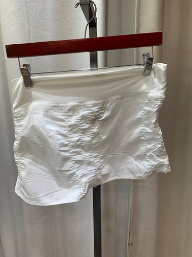 UNIF White Ruched Strapless Tube Top