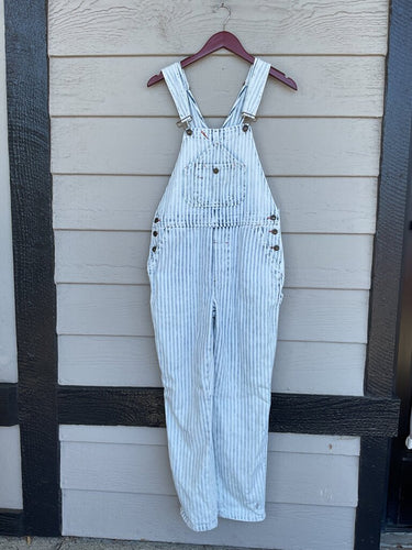 Faherty Striped Denim Overalls sz S