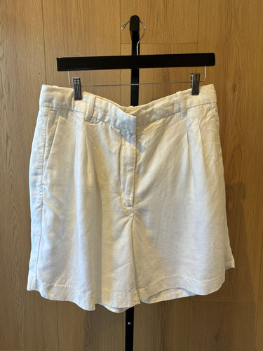 Wilfred White Pleated Tailored Shorts sz 14