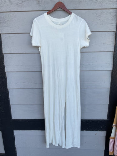 L*Space Cream Bonnie Short Sleeve Maxi Dress sz S