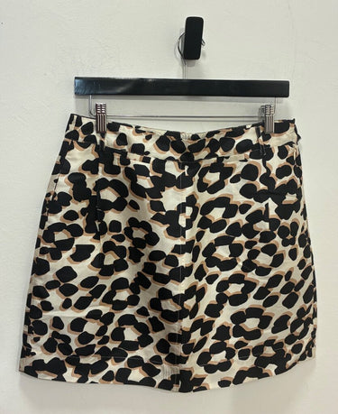 See by Chloé Leopard Print Mini Skirt sz 6