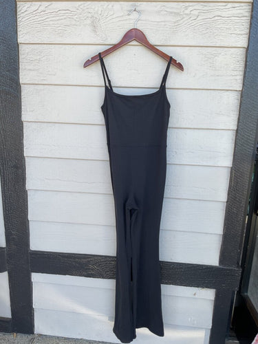 Wilfred Free Black Sleeveless Flared Jumpsuit sz M
