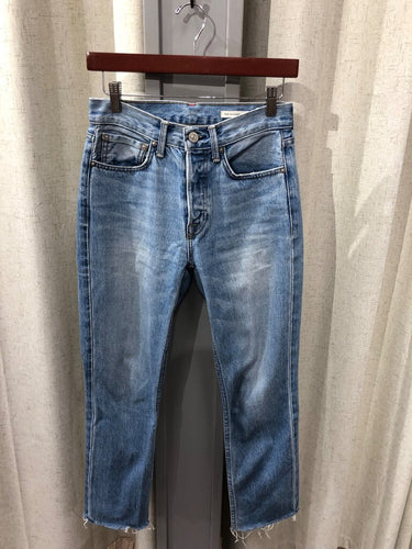 NOEND High Rise Straight Leg Jeans sz 25