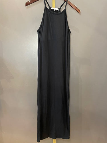 FRAME Black Halter Neck Sleeveless Maxi Dress sz XS/TP